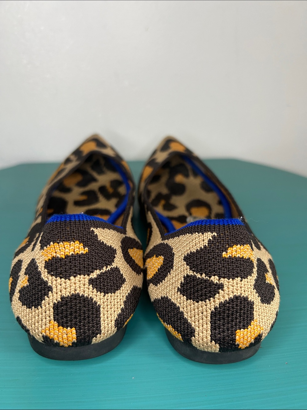 Rothy's The Point flats "Big Cat" Leopard Print - Retired - Picture 4 of 8